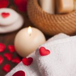 Baño en San Valentín, cómo decorar un baño romántico
