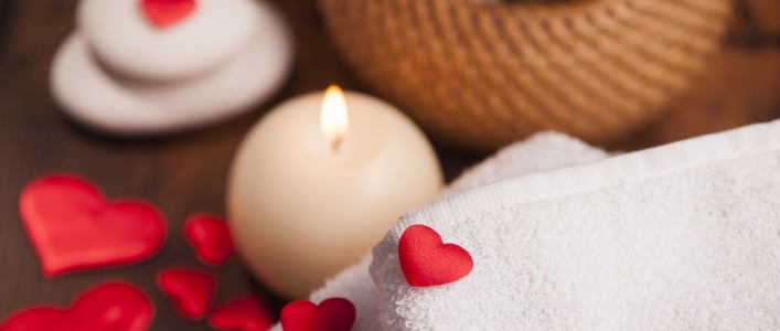Baño en San Valentín, cómo decorar un baño romántico